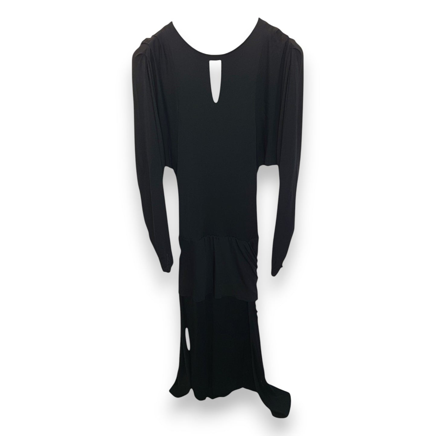 Robe noire Etienne Aigner à manches chauve-souris et à mi-cache