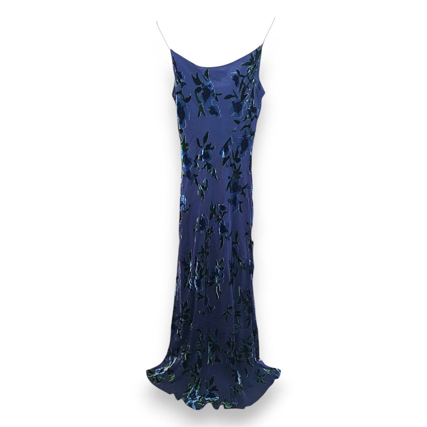 Robe à fleurs bleues de mousson