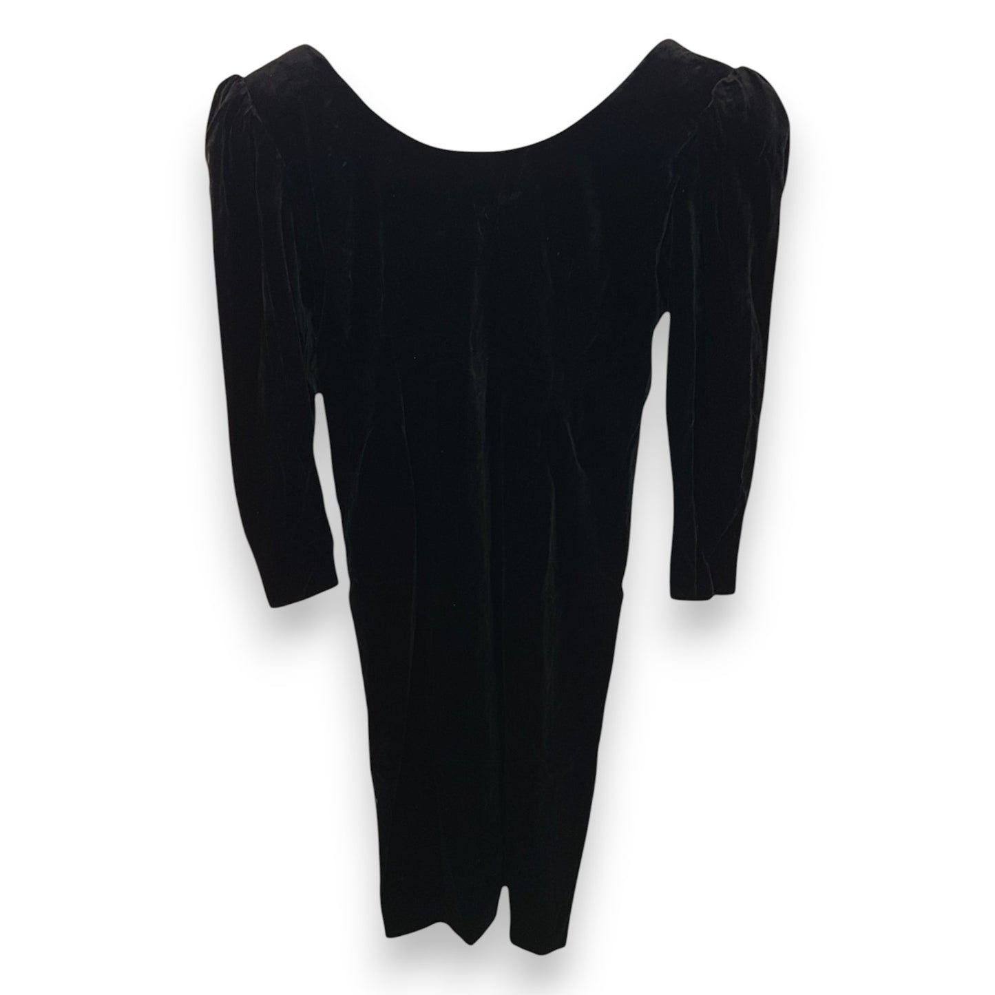 Robe dos nu en velours noir Scarvin Paris