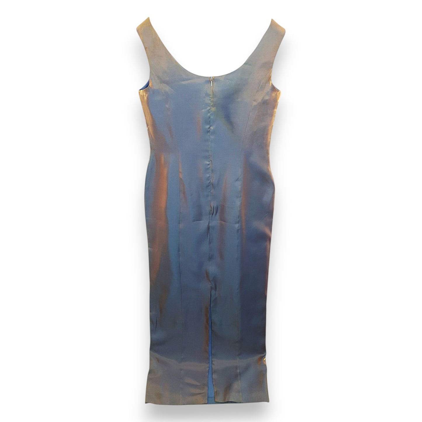 Robe sans manches bicolore bleu/or Tous Les Jours