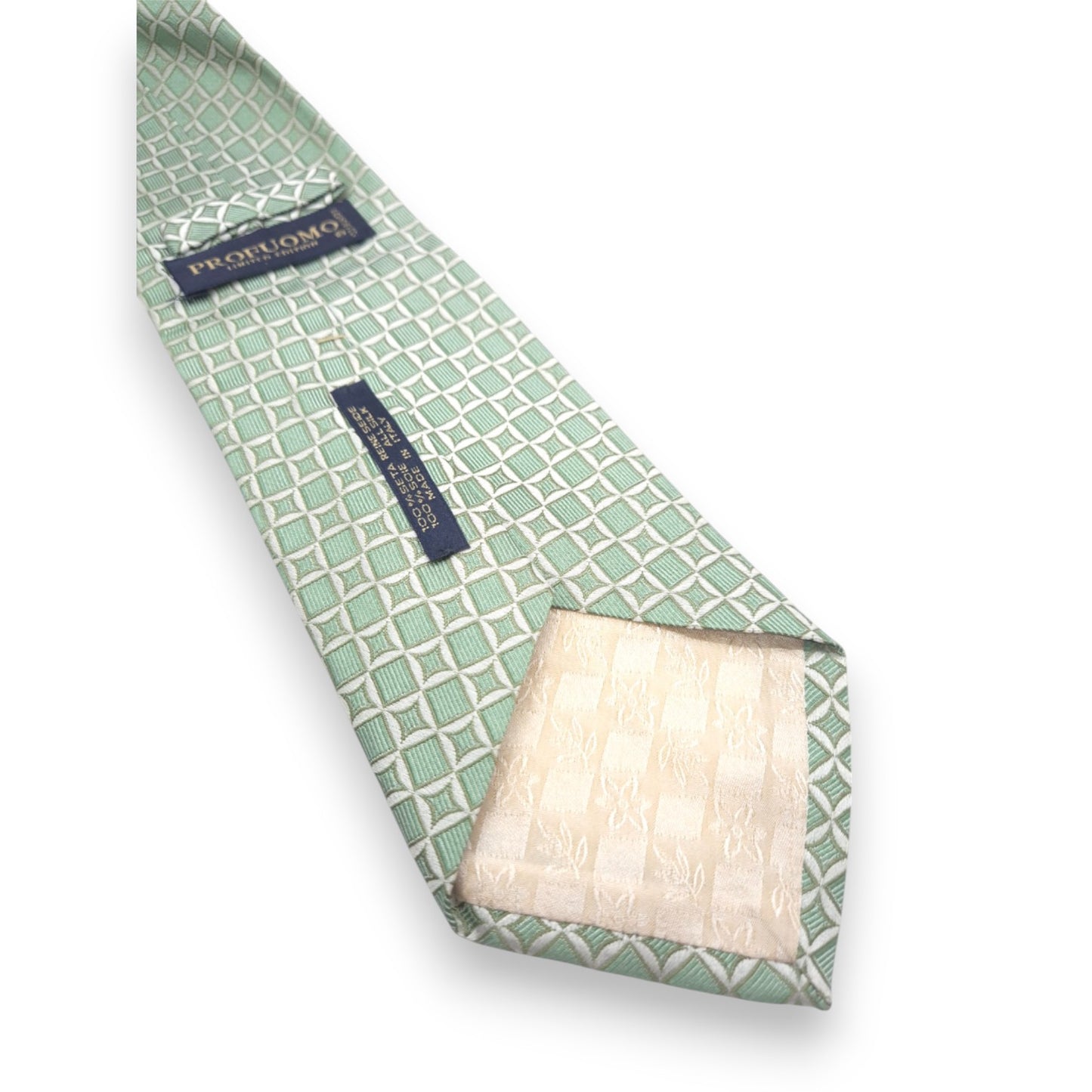 Cravate verte Profuomo édition limitée