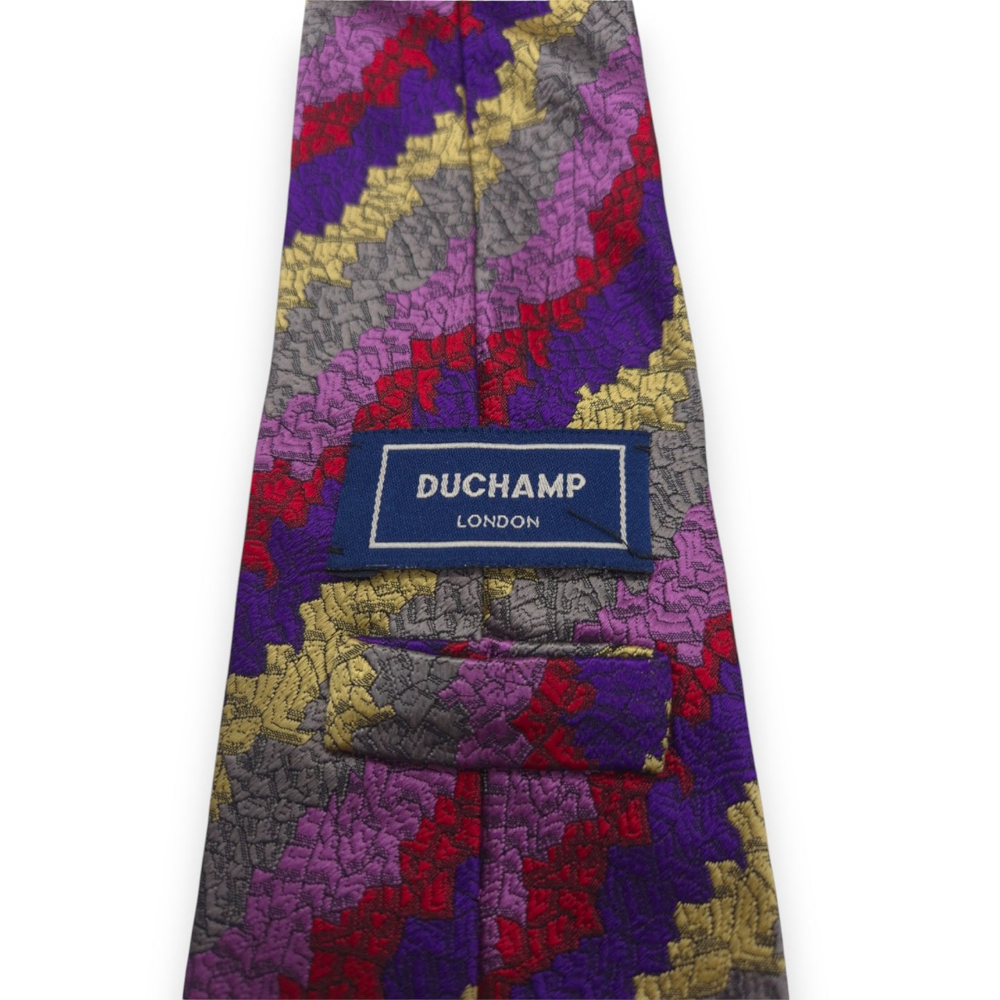Cravate multicolore Duchamp