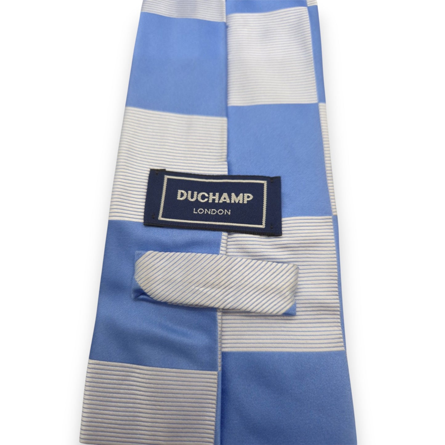 Cravate Duchamp Bleu/Argent