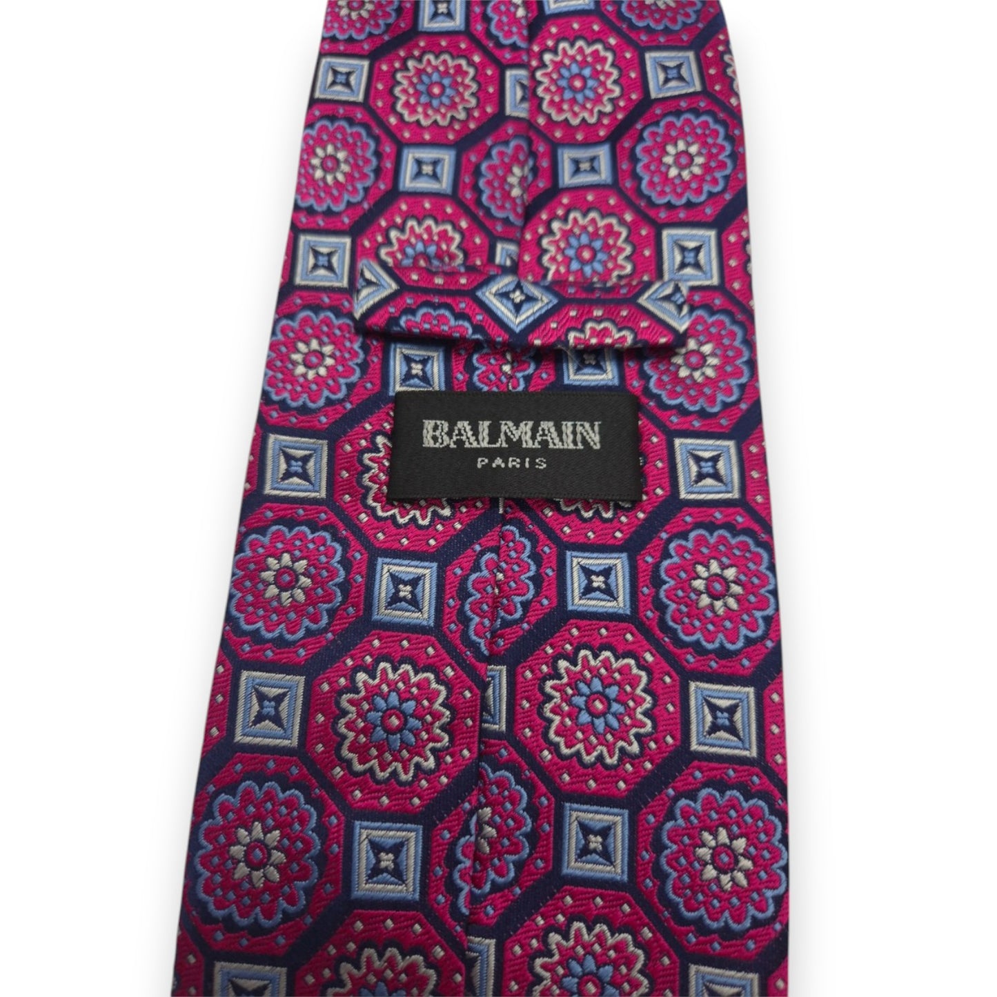 Cravate violette Balmain Paris