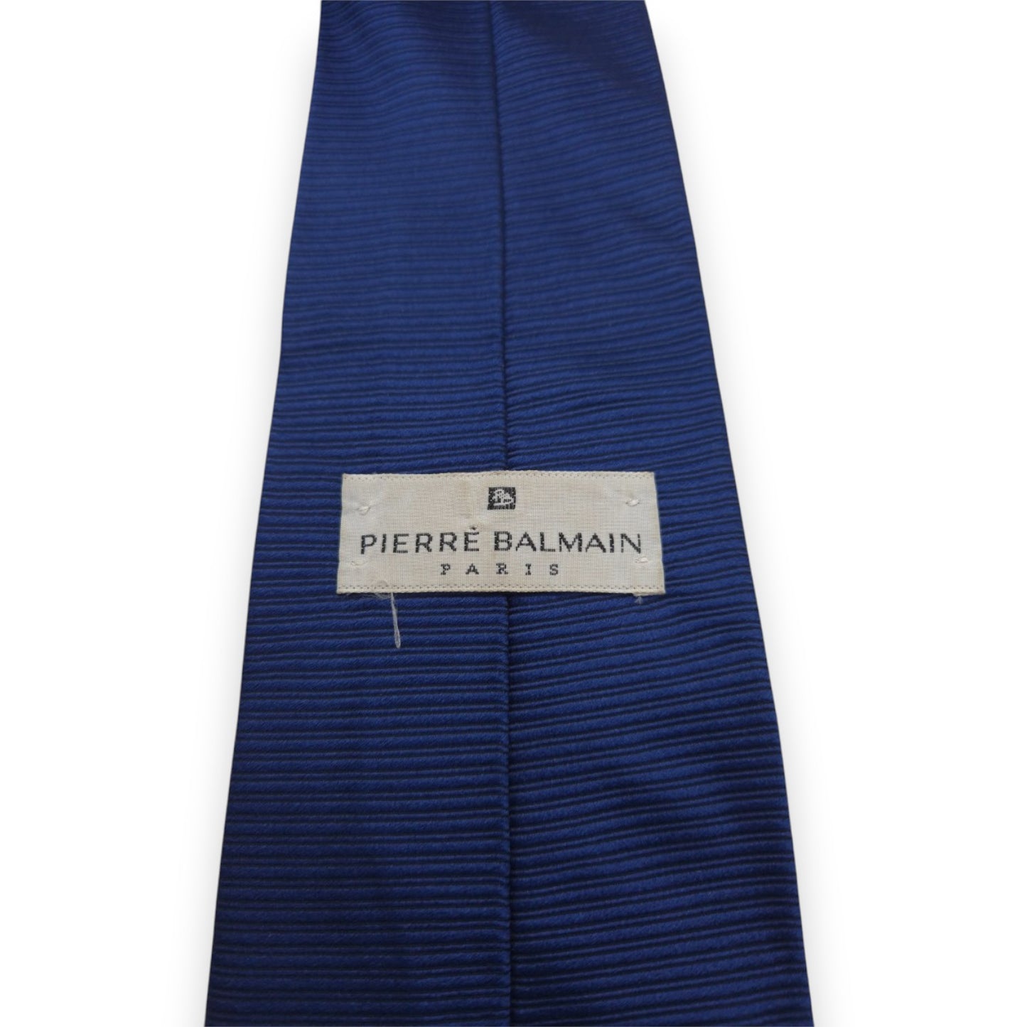 Cravate bleue Pierre Balmain Paris
