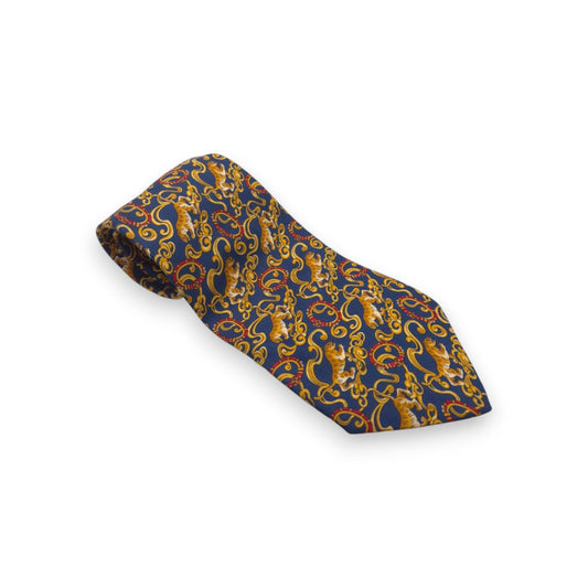 Christian Dior Tiger Tie