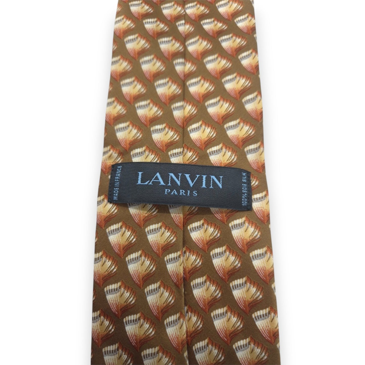 Cravate dorée Lanvin Paris