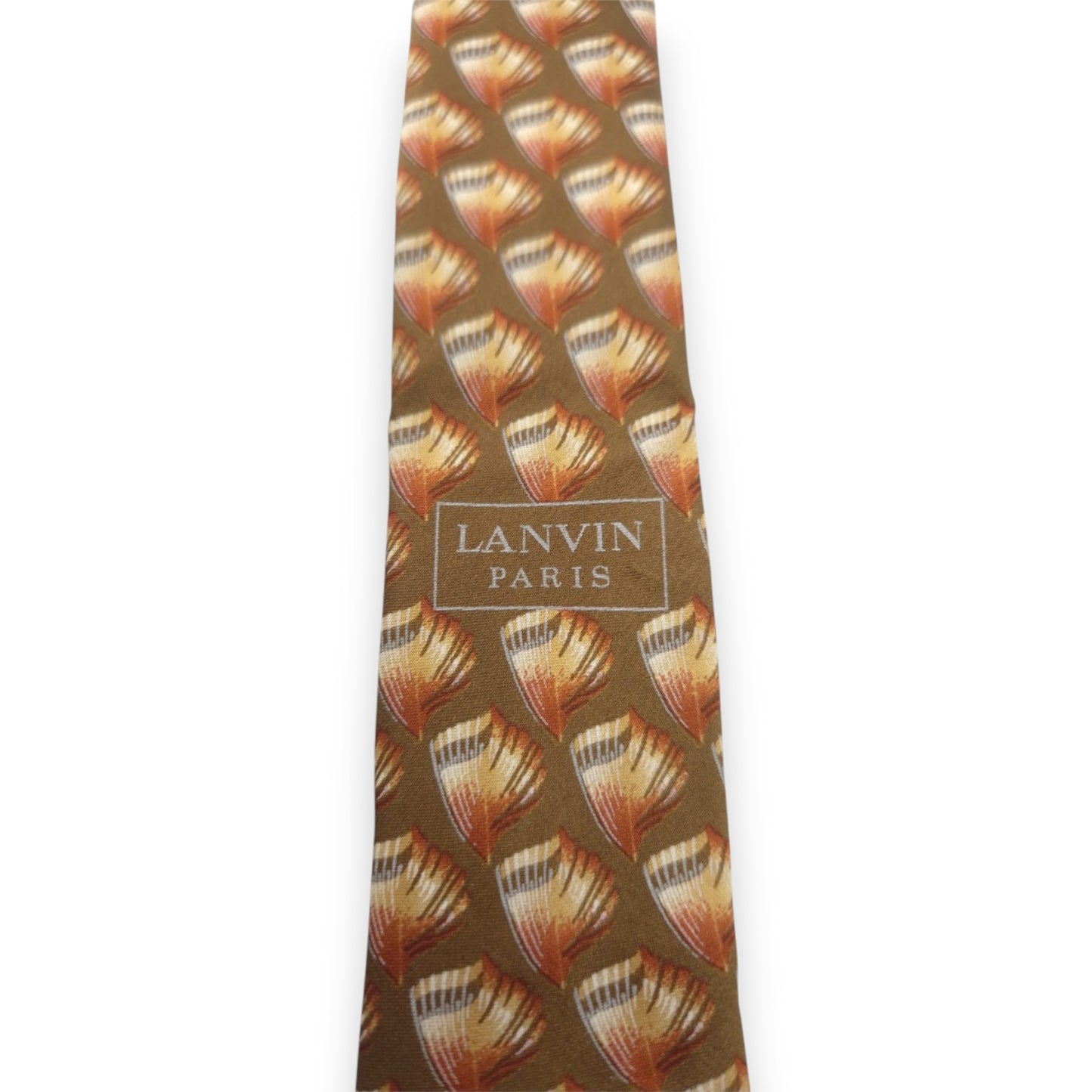 Cravate dorée Lanvin Paris