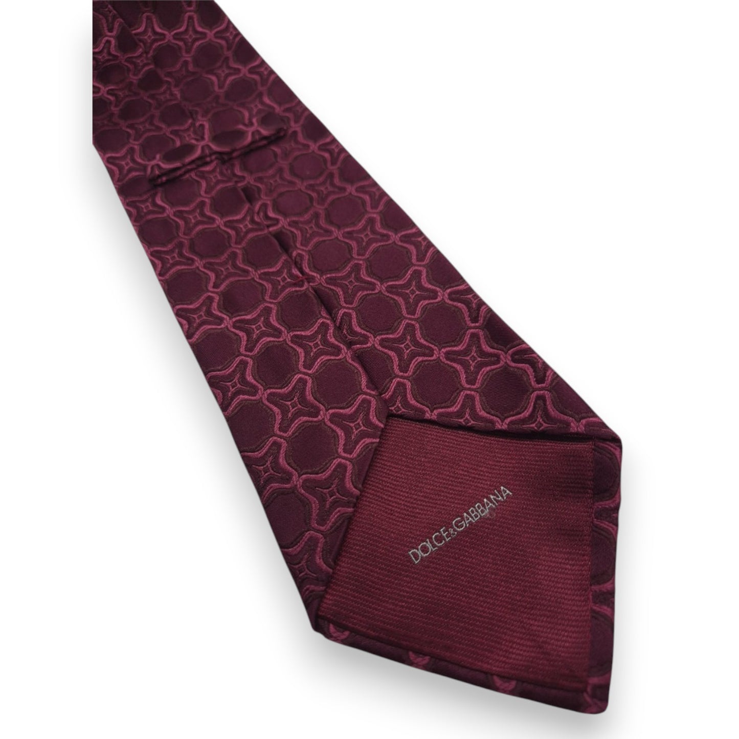 Cravate prune Dolce & Gabbana