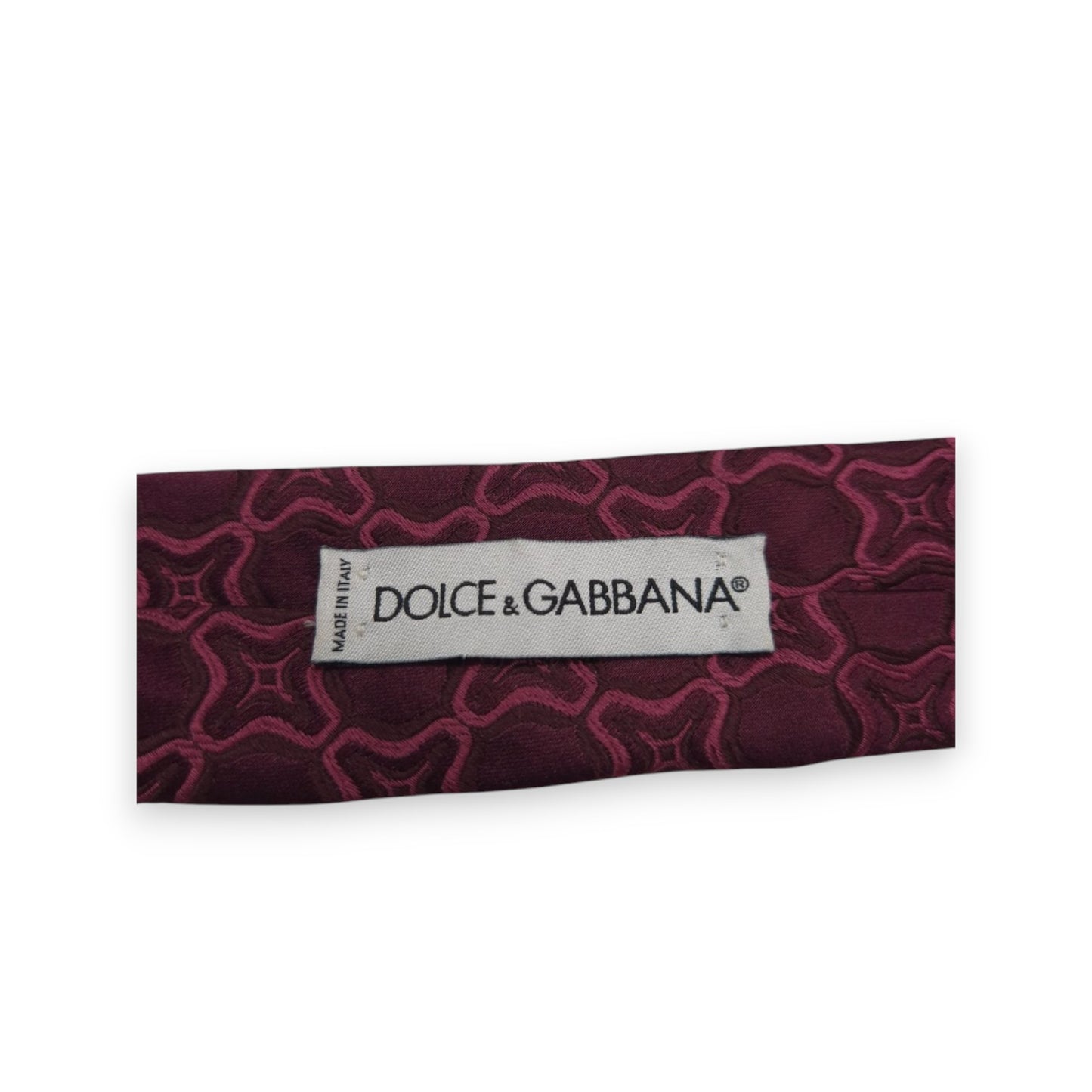 Cravate prune Dolce & Gabbana