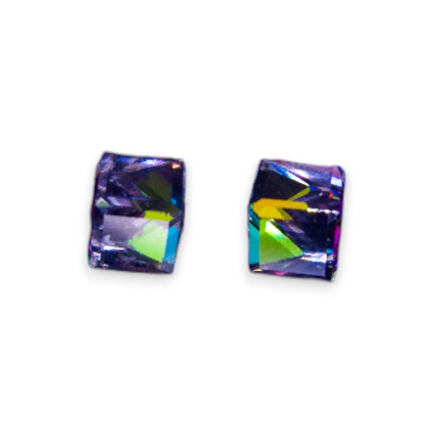 9ct Gold Crystal Classic Earrings