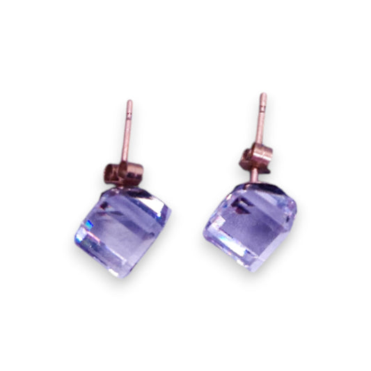 9ct Gold Crystal Classic Earrings