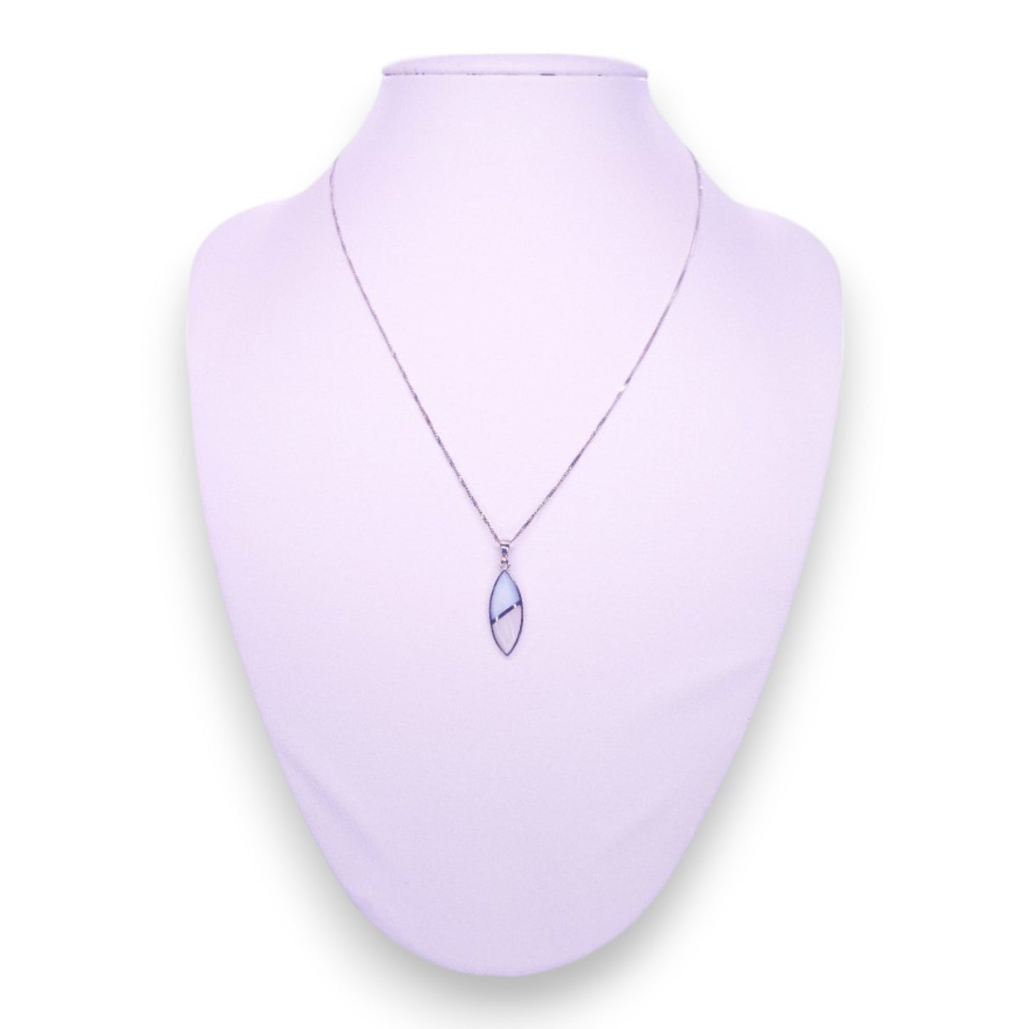 Sterling Silver Mother of Pearl Classic Necklace