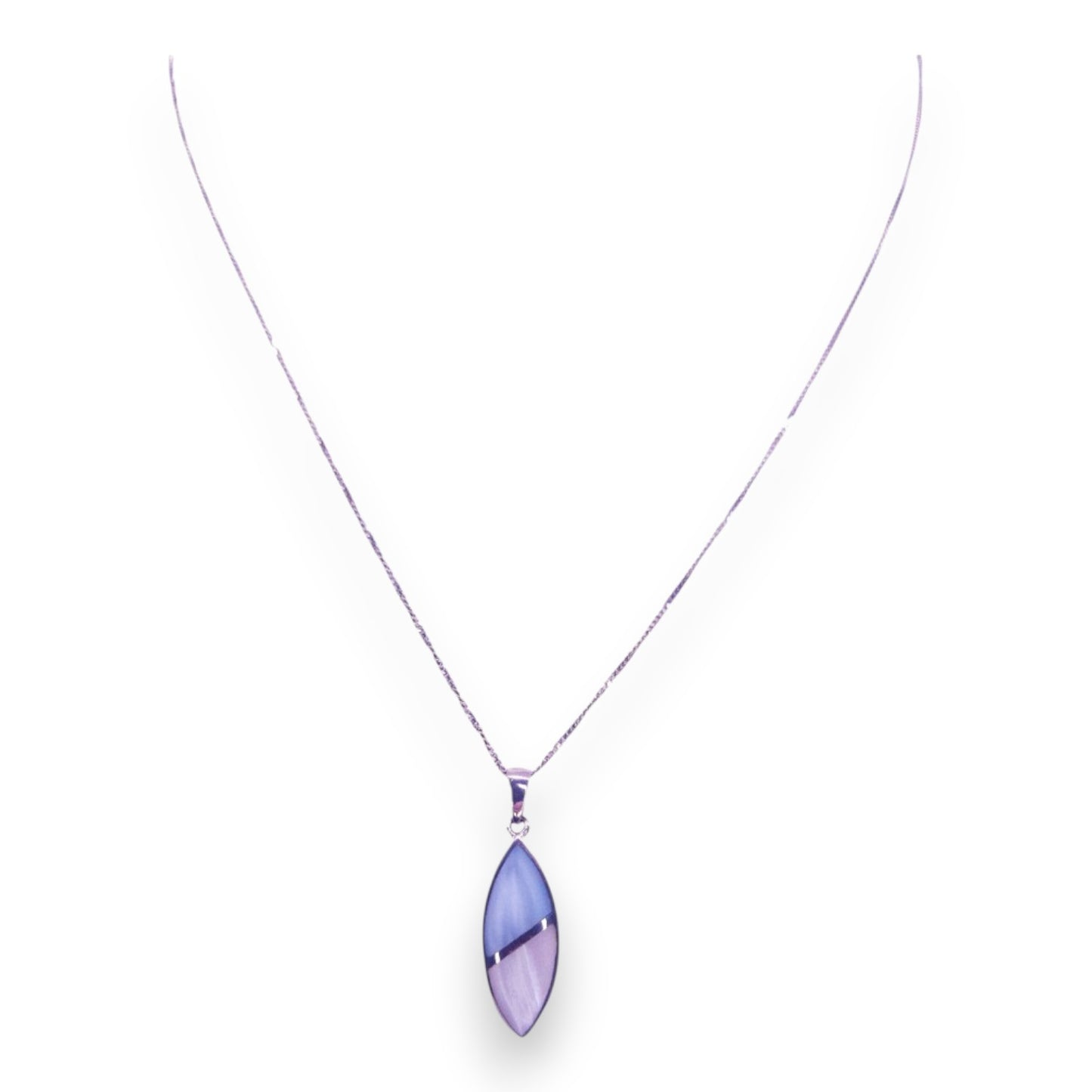 Sterling Silver Mother of Pearl Classic Necklace