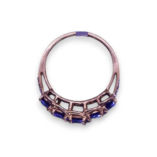 9ct Gold Tanzanite & Diamond Classic Ring