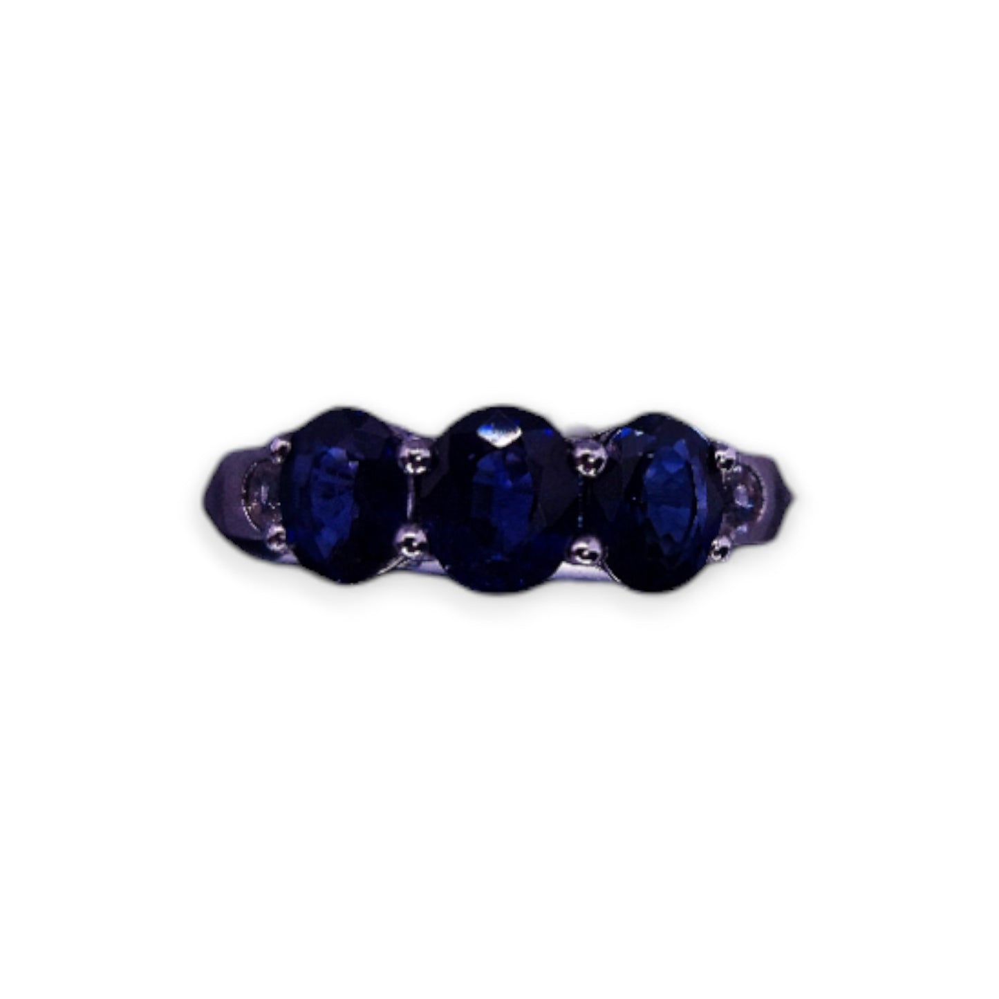 Sterling Silver Sapphire Classic Ring