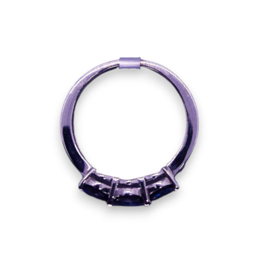 Sterling Silver Sapphire Classic Ring
