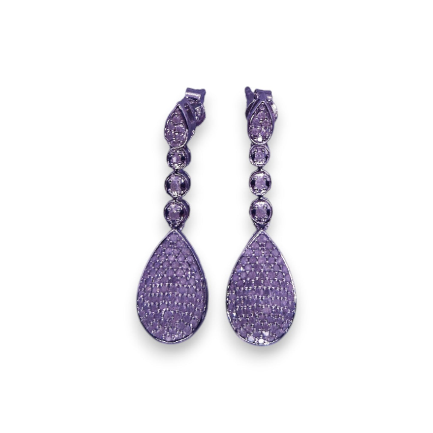 Sterling Silver with Diamond Classic Earrings