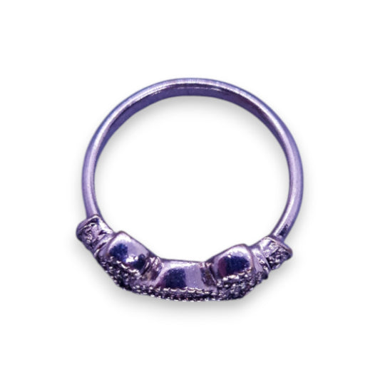 Silver Tone Marcasite Vintage Ring