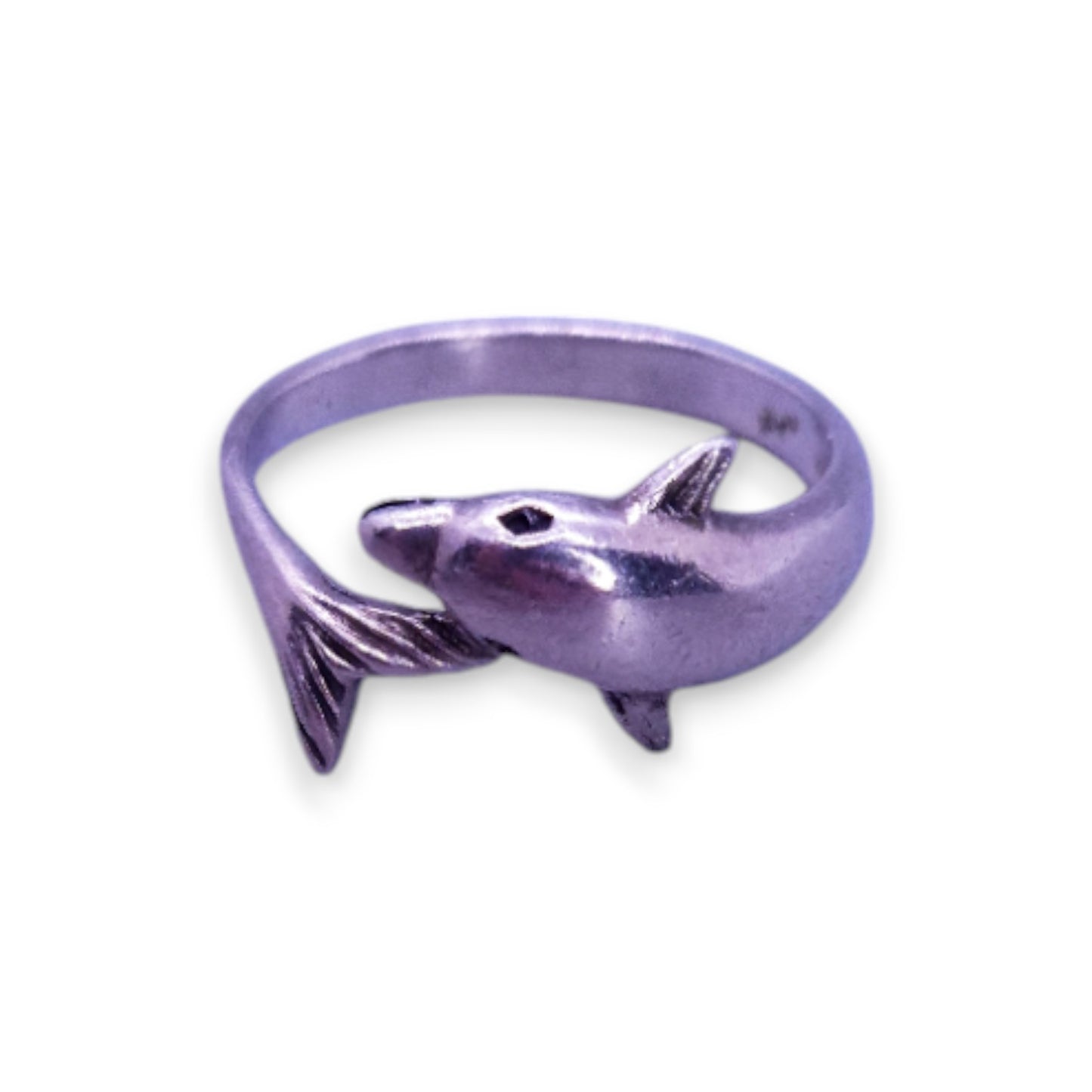 Sterling Silver Nature Inspired Dolphin Ring