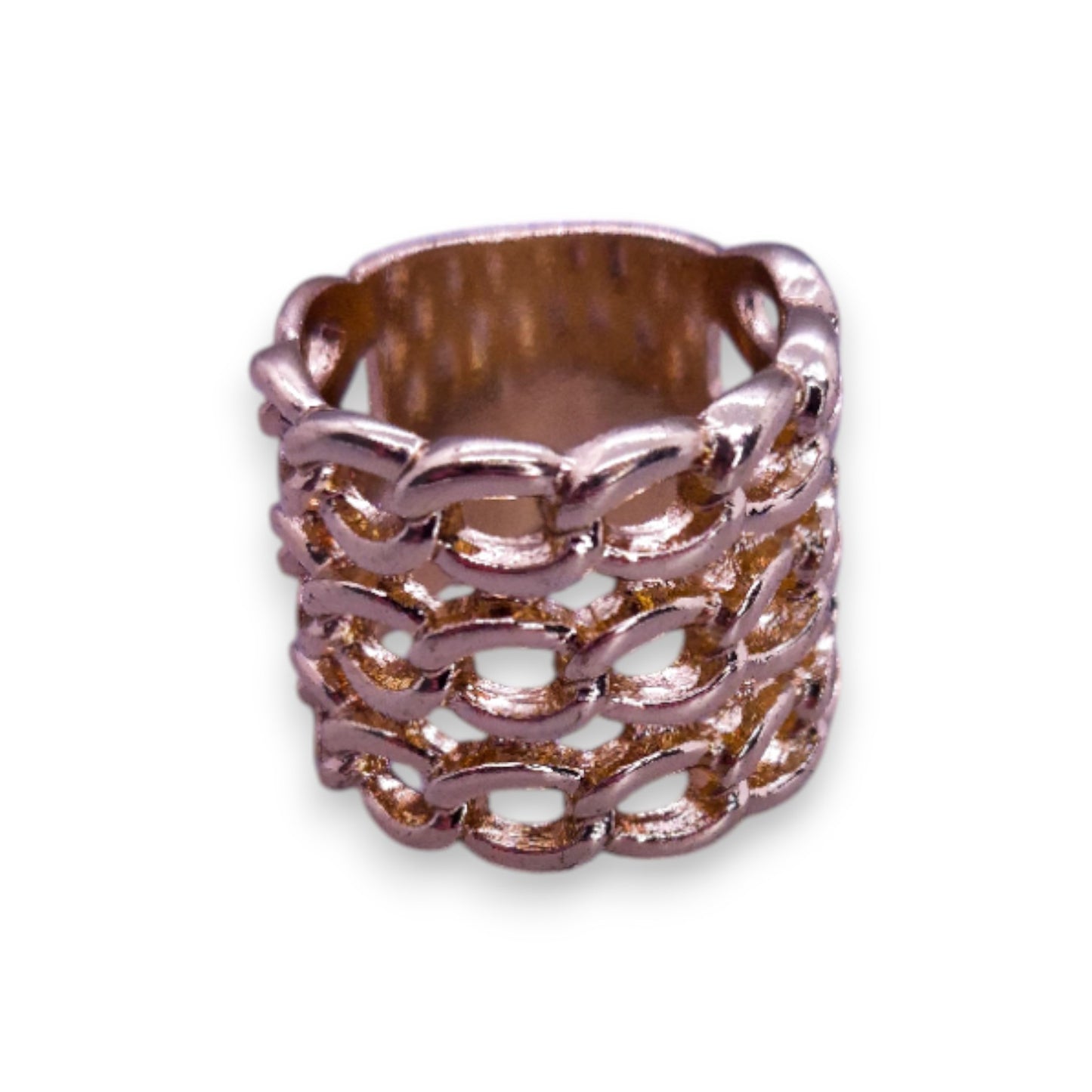 Gold Tone Modern Ring
