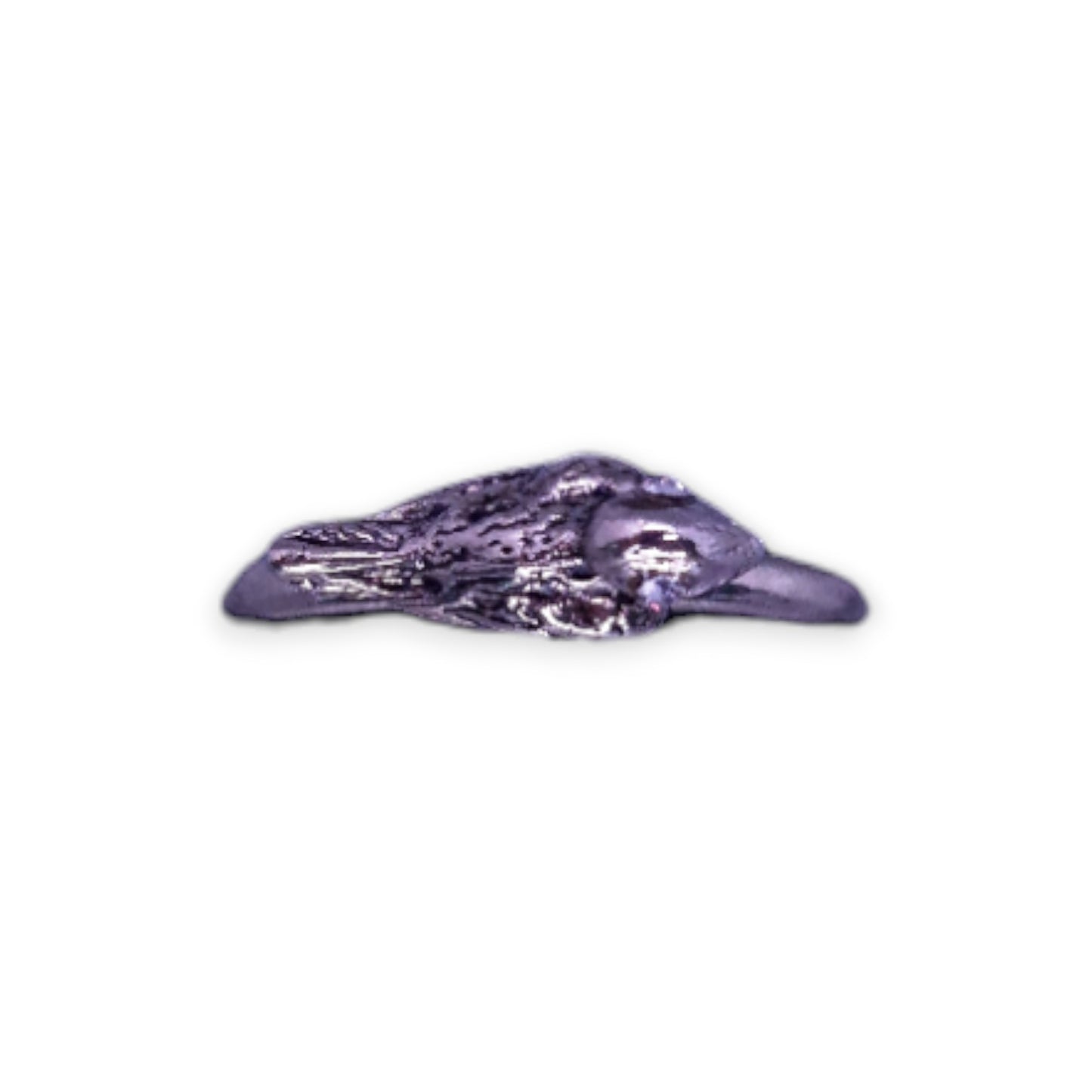 Silver Tone Nature Inspired Bird Ring