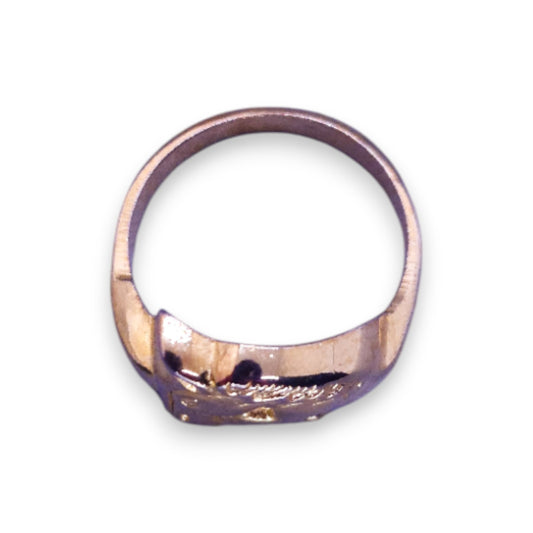 Gold Tone Nature Inspired Horse Ring