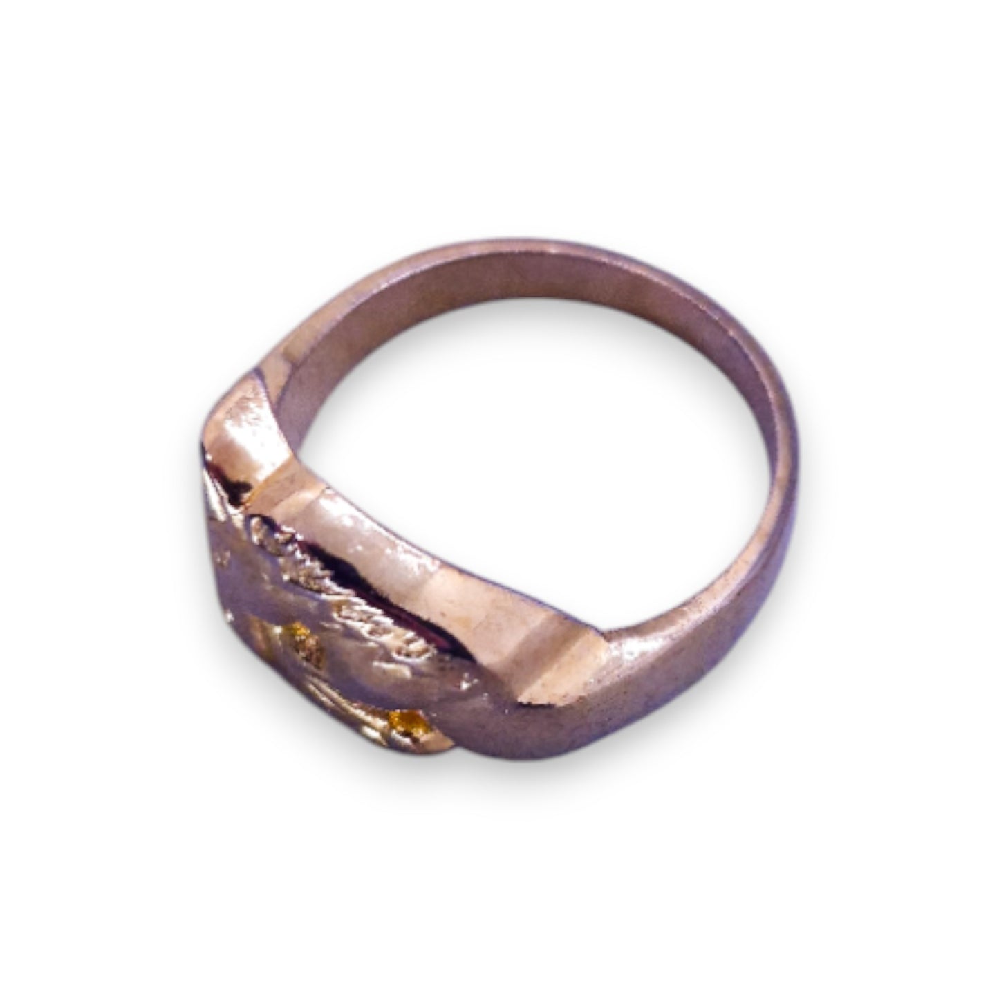 Gold Tone Nature Inspired Horse Ring