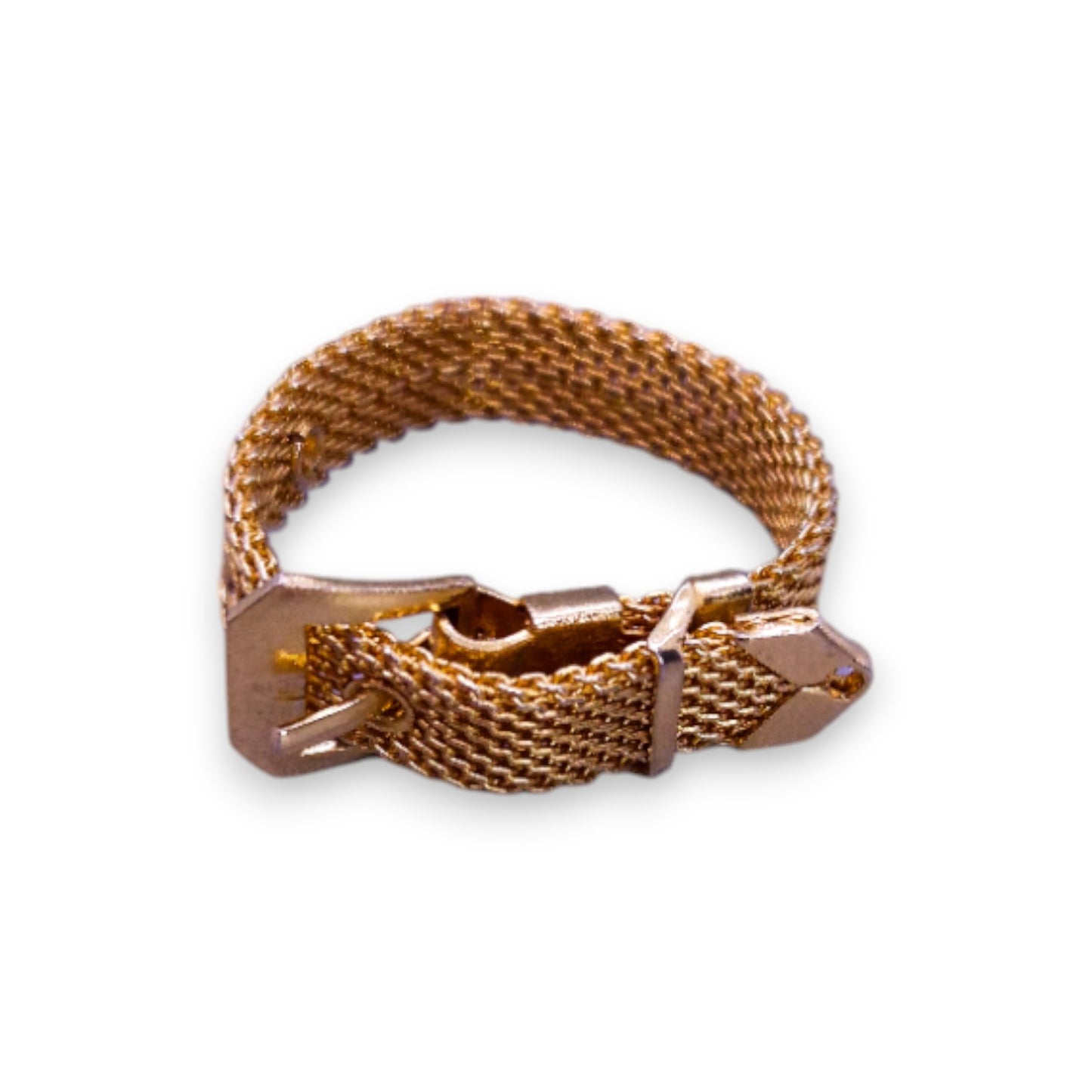 Gold Tone Modern Ring