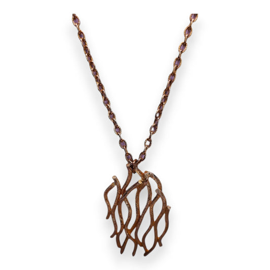 Gold Tone Statement Necklace