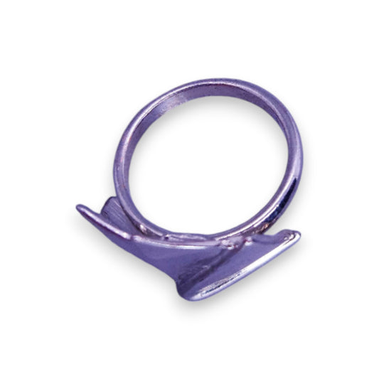 Silver Tone Art Deco Ring