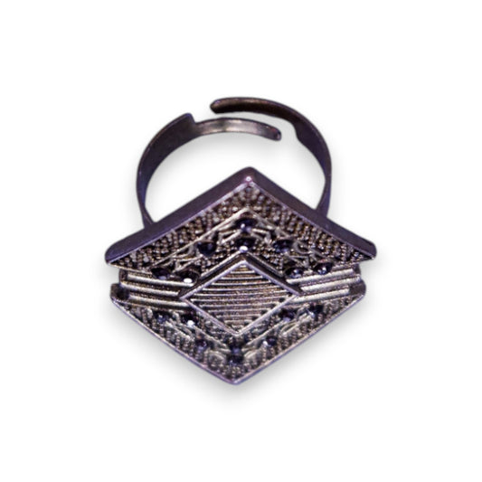 Gold Tone Art Deco Ring