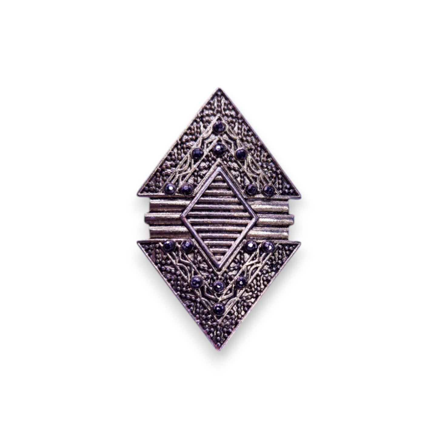 Gold Tone Art Deco Ring