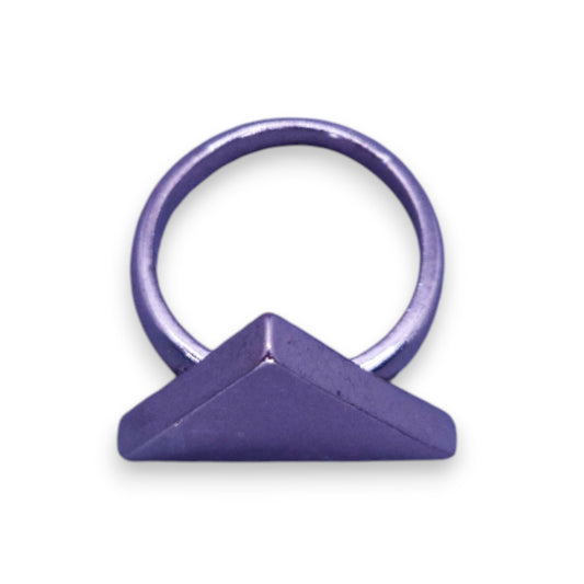 Silver Tone Modern Ring