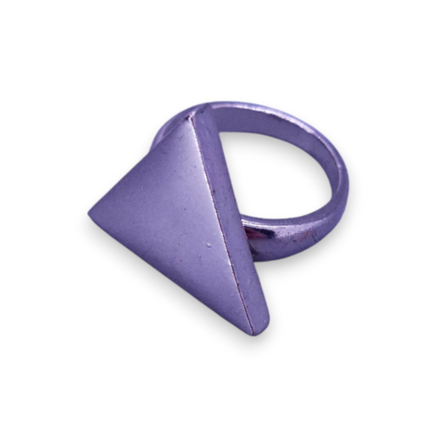 Silver Tone Modern Ring
