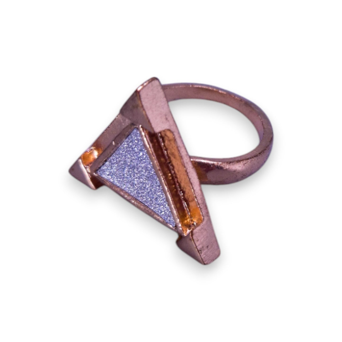 Rose Gold Tone Modern Ring