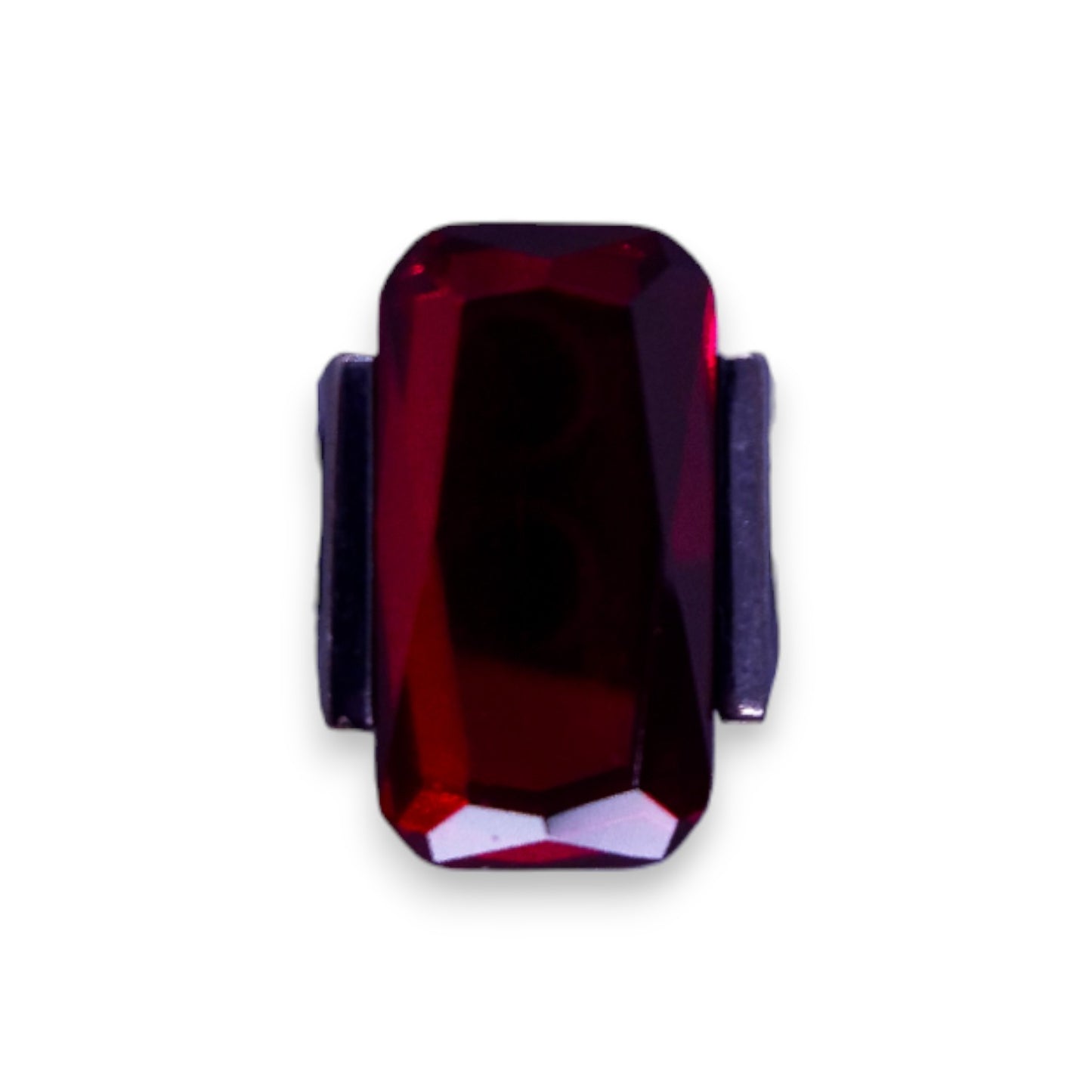 Metal Red Stone Statement Ring