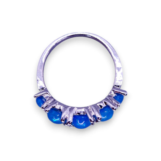 Sterling Silver Opal Classic Ring