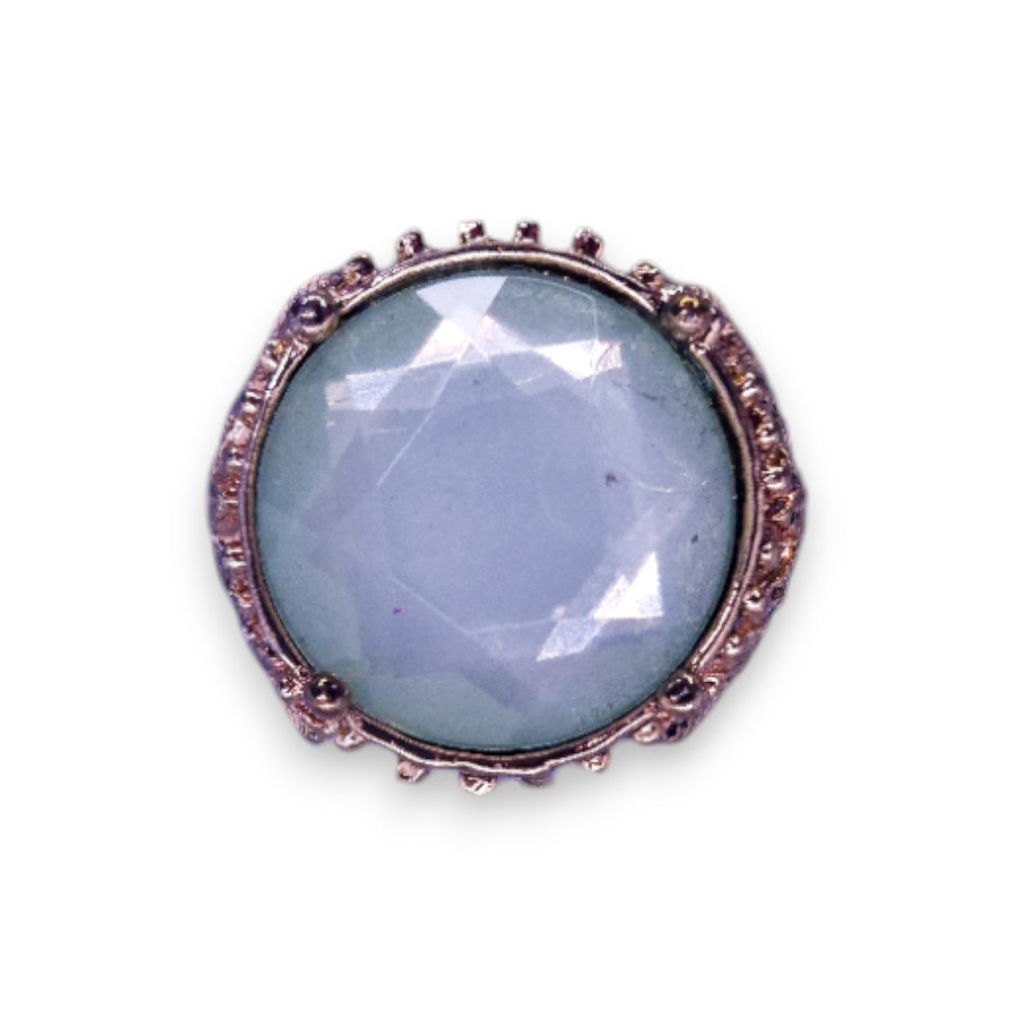 Metal Blue Stone Vintage Ring