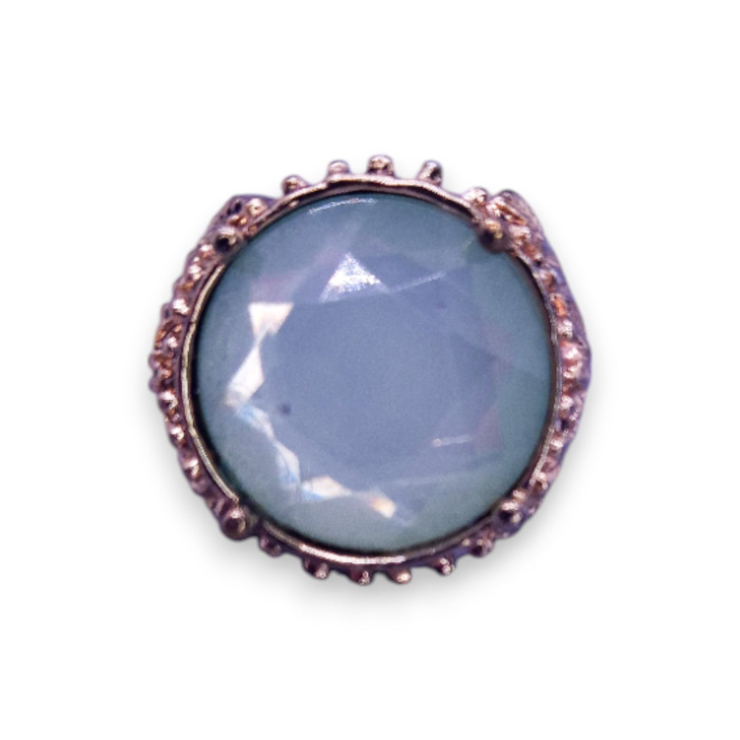 Metal Blue Stone Vintage Ring