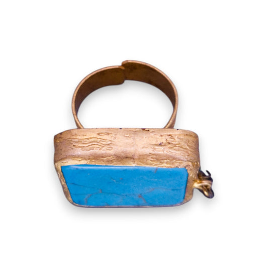 Gold Tone Statement Ring