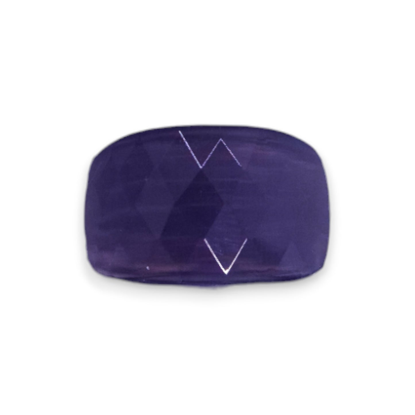 Silver Tone Purple Stone Statement Ring