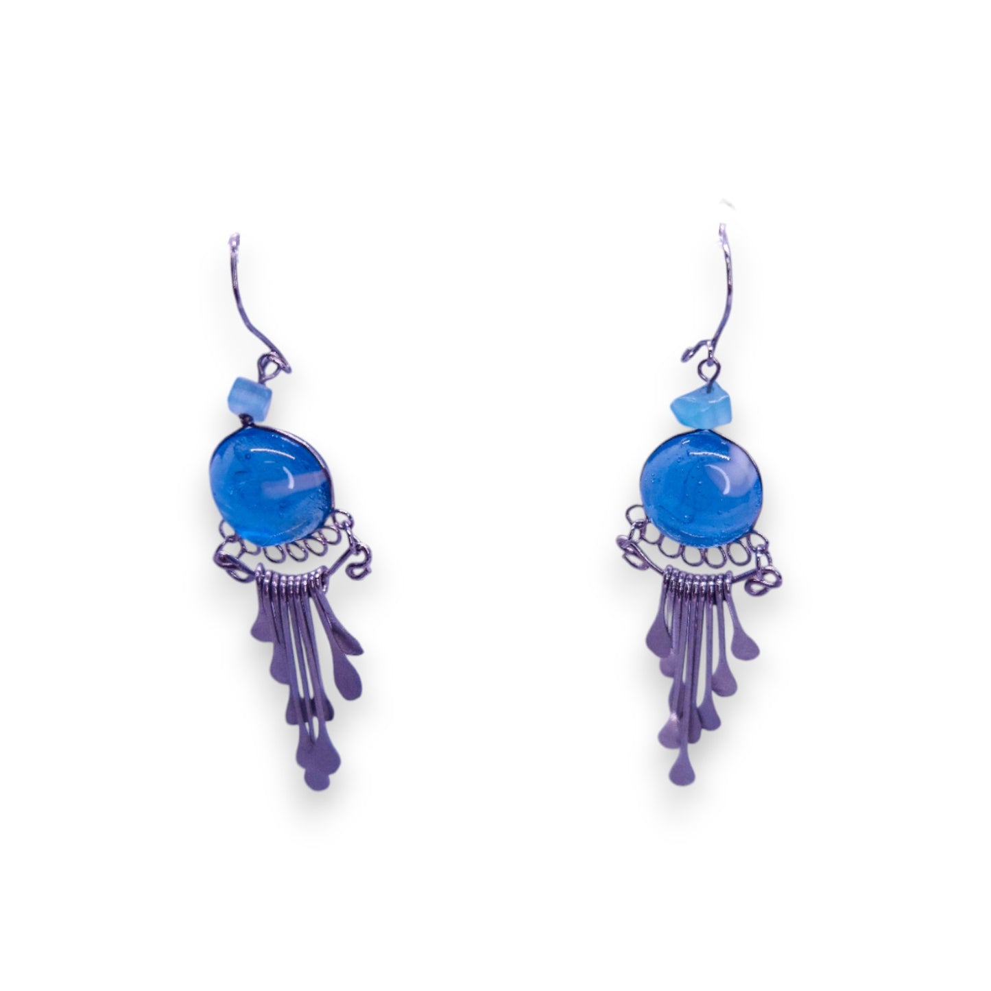 Silver Tone Vintage Earrings
