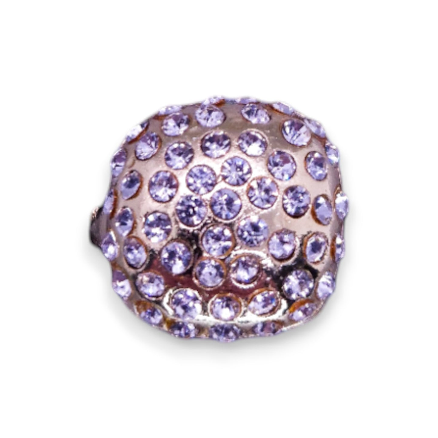 Gold Tone Cubic Zirconia Classic Ring