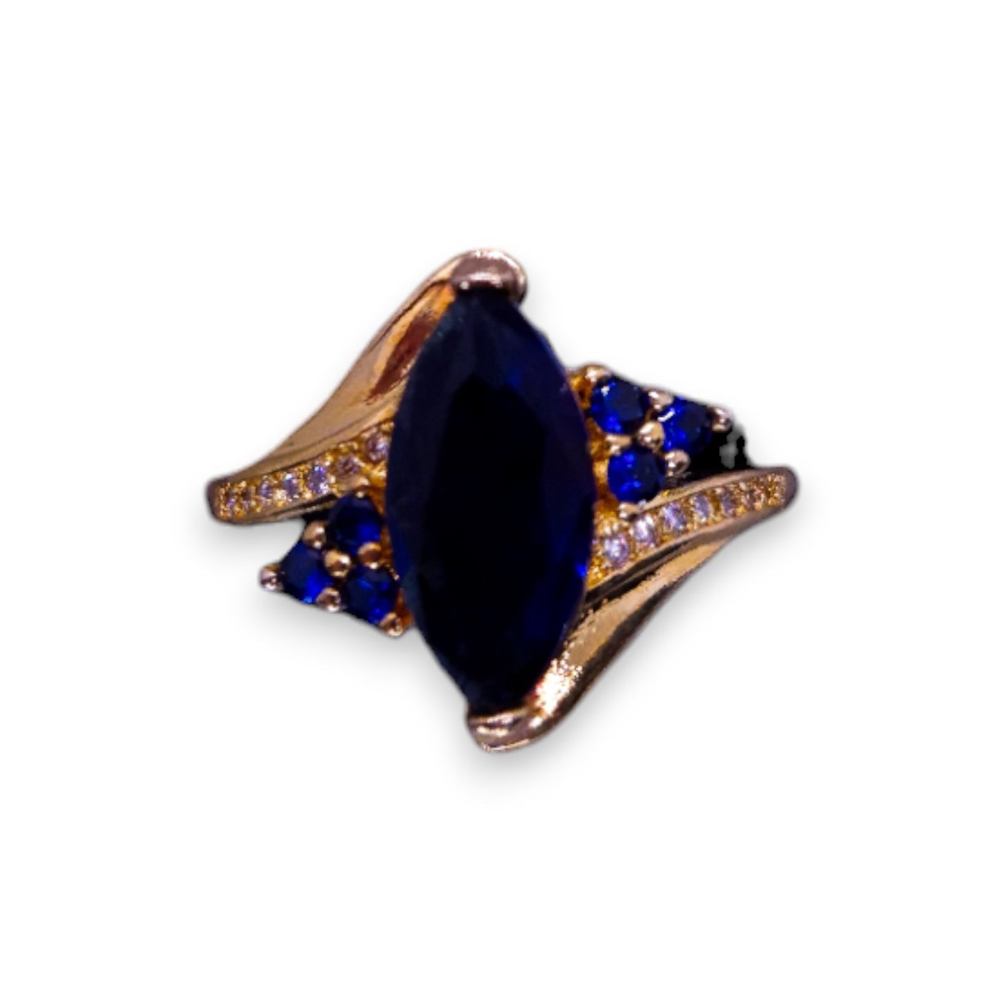 14ct Gold Plated Cubic Zirconia Classic Ring