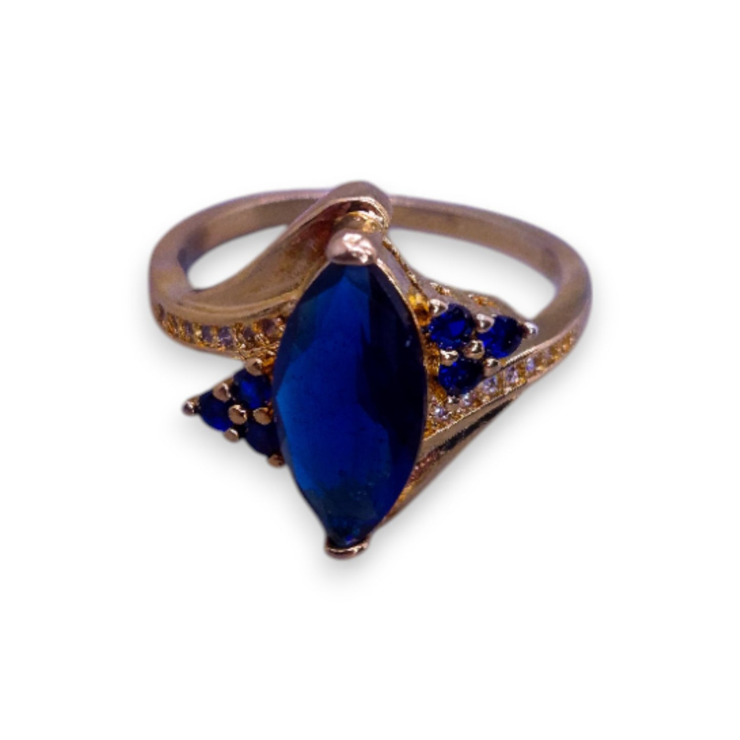 14ct Gold Plated Cubic Zirconia Classic Ring