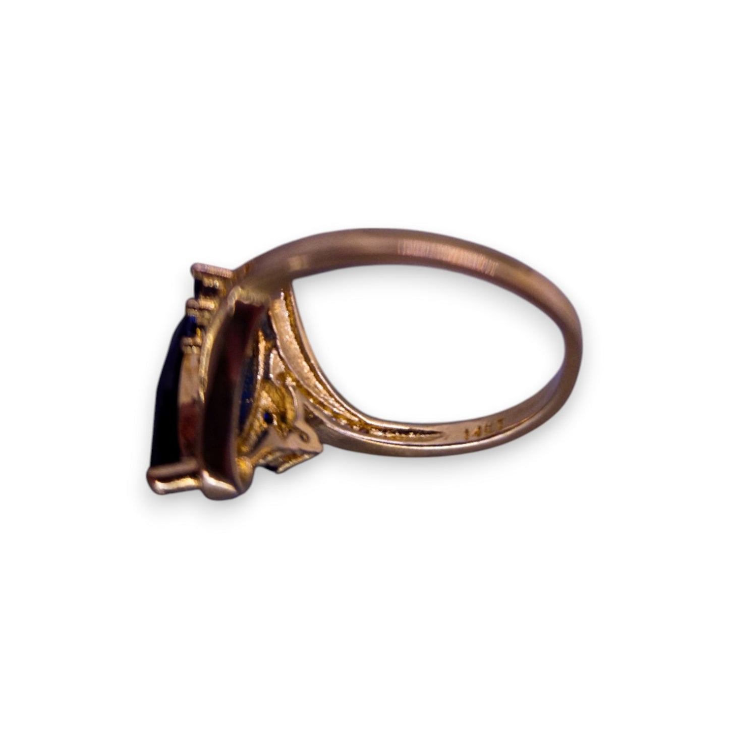 14ct Gold Plated Cubic Zirconia Classic Ring