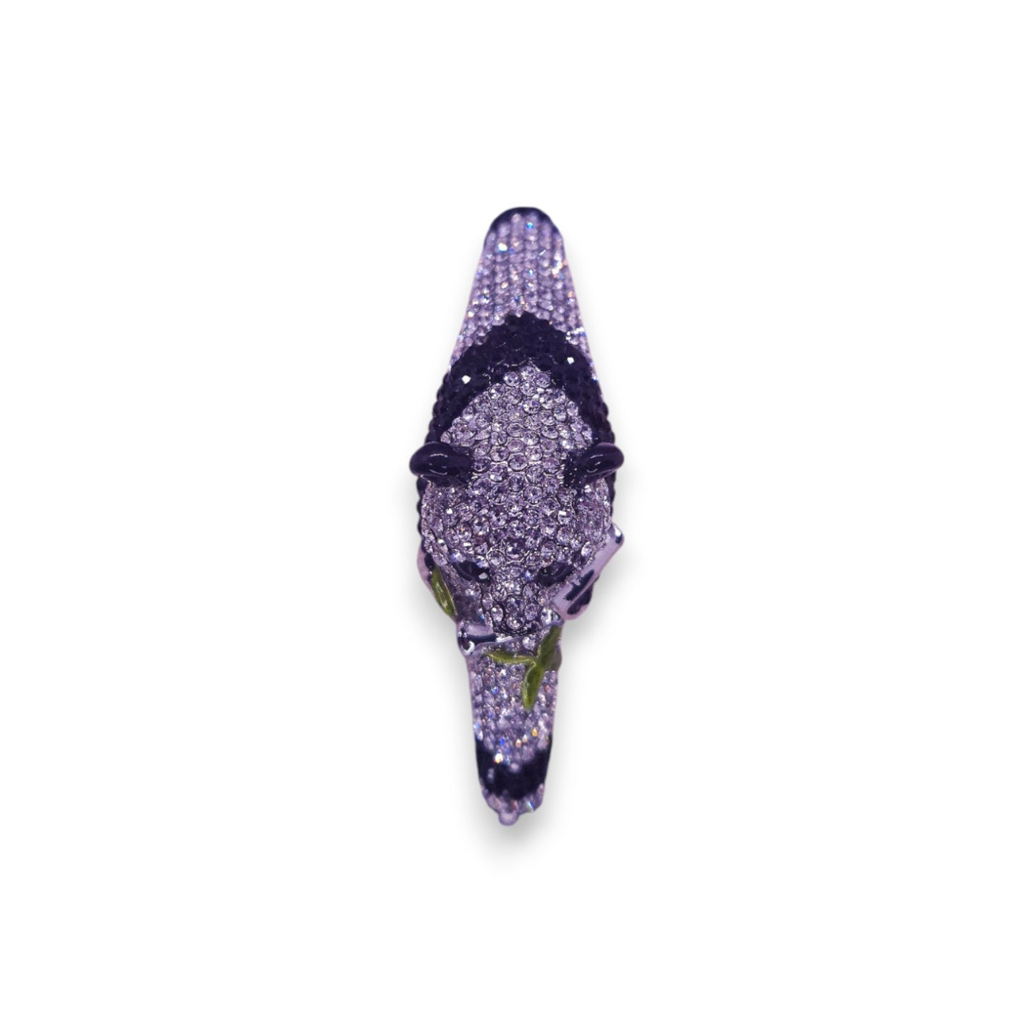 Butler & Wilson Silver Tone & Cubic Zirconia Nature Inspired Panda Bracelet