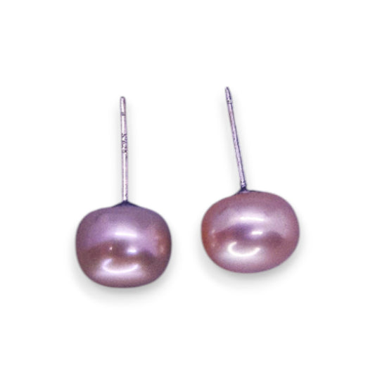 Sterling Silver Pearl Classic Earrings
