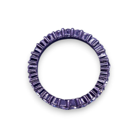 Metal Clear Cubic Zirconia Classic Ring